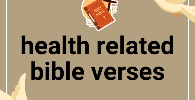 health related bible verses